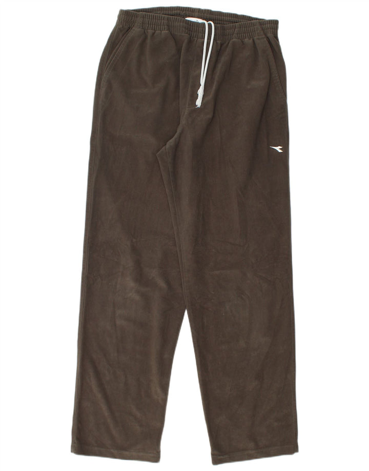 Diadora Mens Tracksuit Trousers XL Khaki Polyester