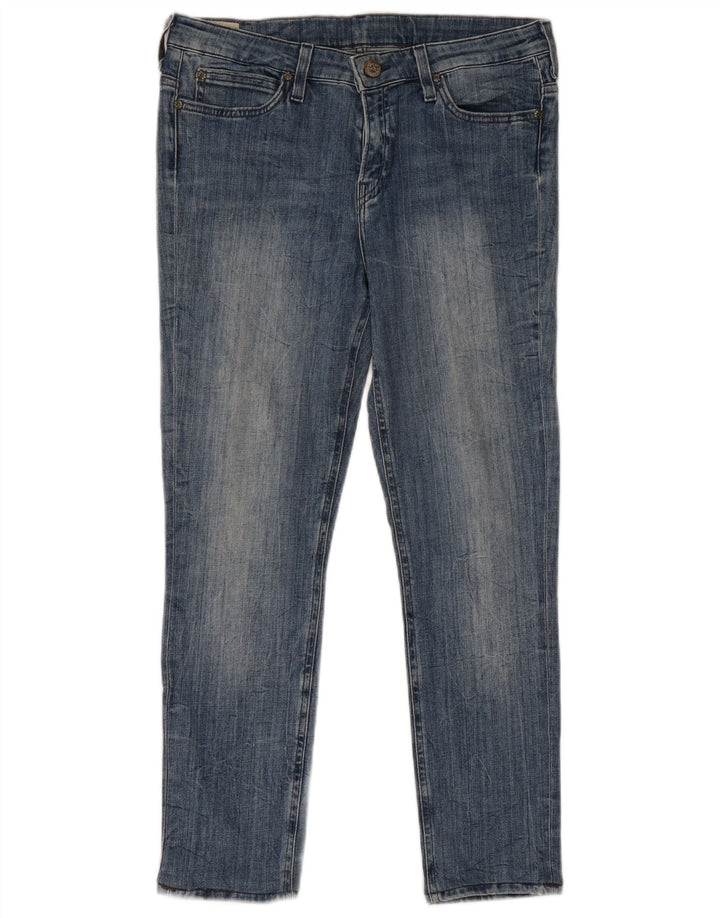 Lee Womens Scarlett Slim Jeans W31 L26 Blue Cotton