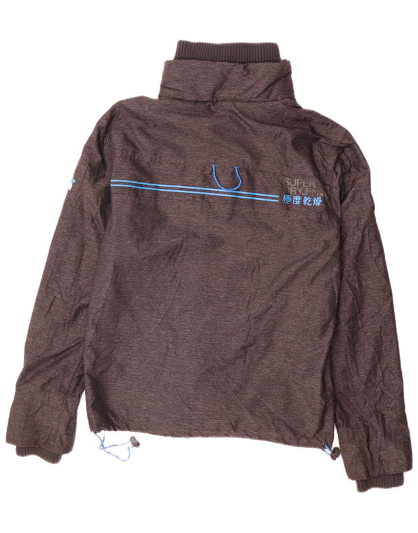 Superdry Mens Windattacker Windbreaker Jacket UK 36 Small Grey Nylon