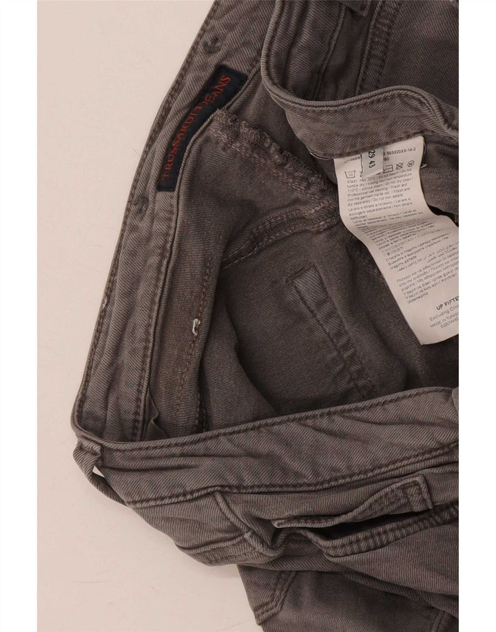 Jeans Slim Donna Trussardi W29 L27 Lyocell Grigio