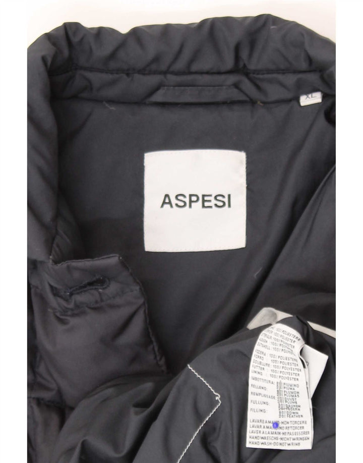 Aspesi Dame Polstret Jakke UK 18 XL Navy Blue