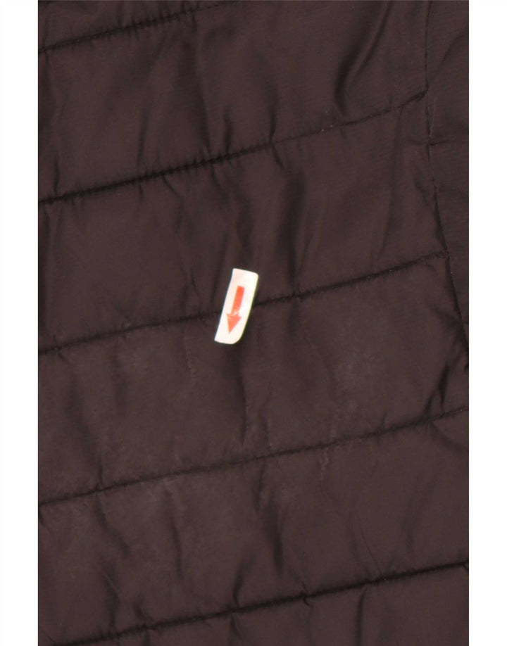 Giacca imbottita reversibile con cappuccio da donna Ellesse UK 10 piccola in nylon grigio