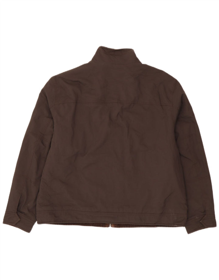 Marks & Spencer Bomberjakke til mænd UK 44 2XL Brun polyamid