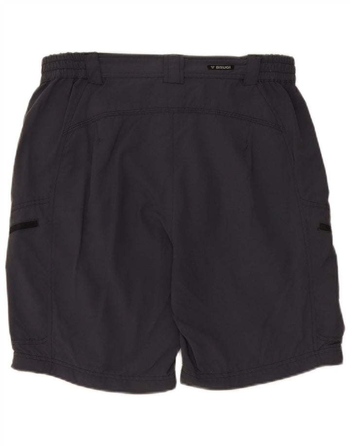 BRUGI Mens Cargo Shorts IT 46 Small W32 Grey
