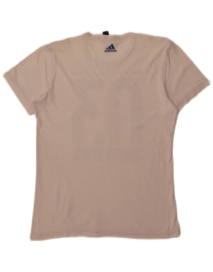 T-shirt grafica da uomo ADIDAS Top piccola bianca