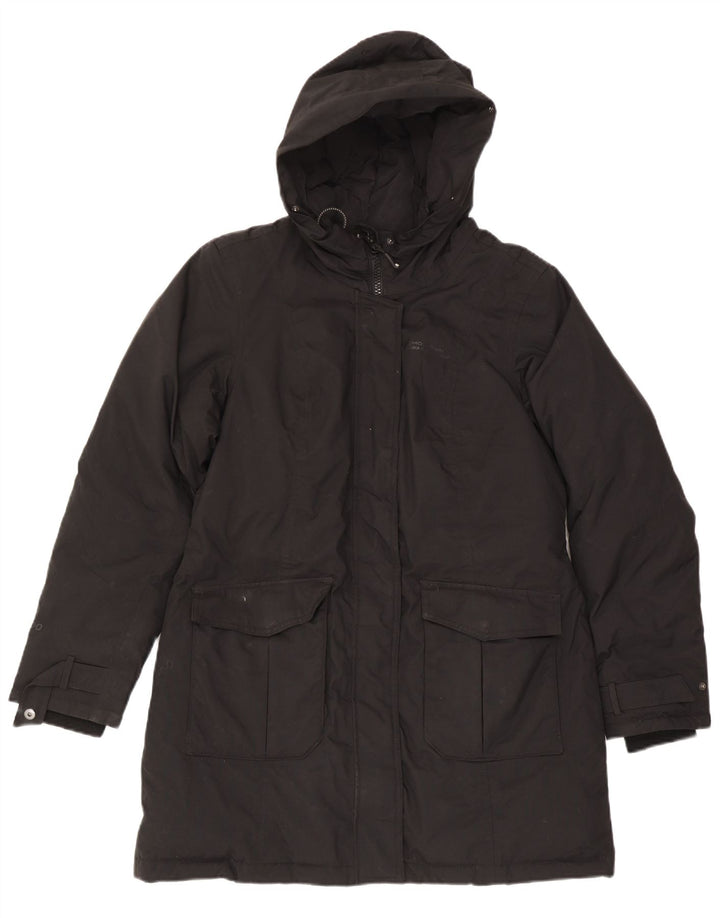 Mountain Warehouse Dame Hætte Polstret Frakke UK 14 Stor Sort Polyester