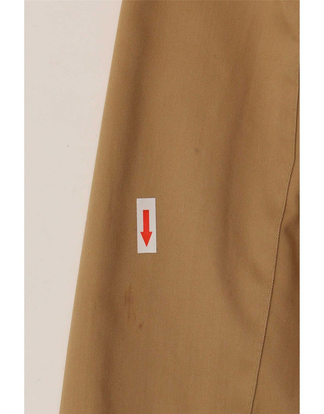 Vintage Womens Double Breasted Trench Coat IT 50 XL Beige Polyester
