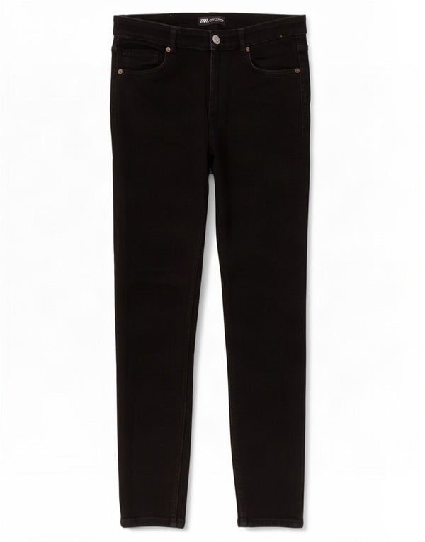 Zara Jeans Skinny Feminino EU 40 Médio W30 L28 Preto