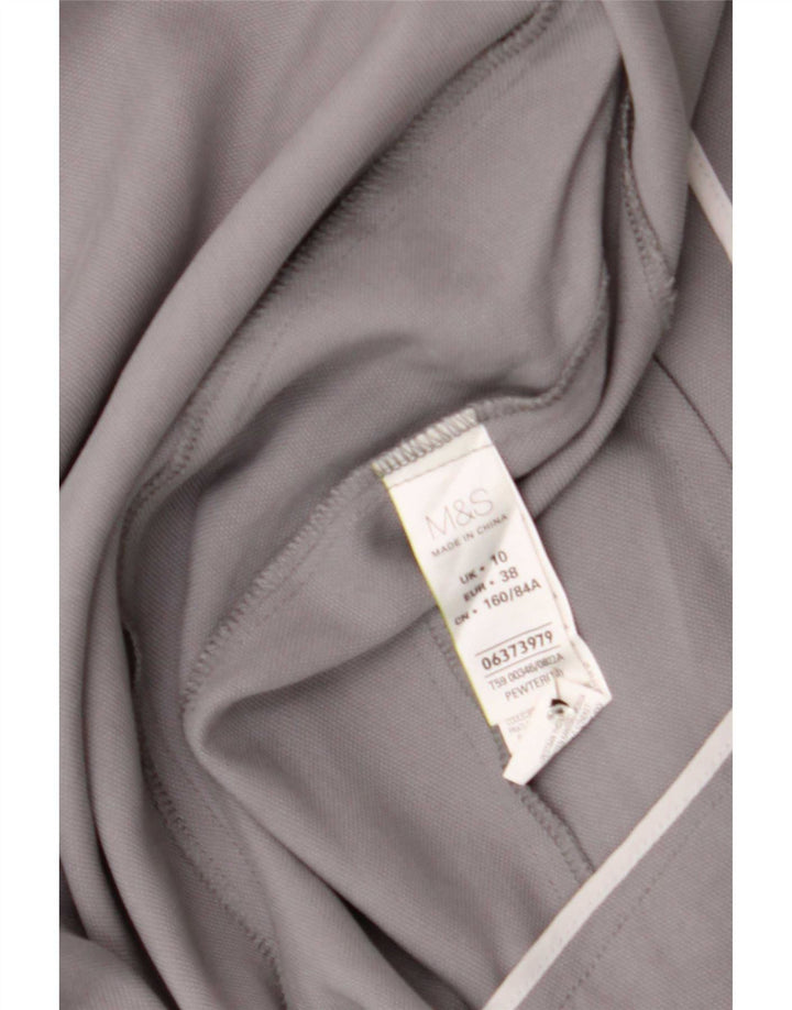 Jachetă pentru femei Marks & Spencer Open Blazer UK 10 mic, gri Lyocell