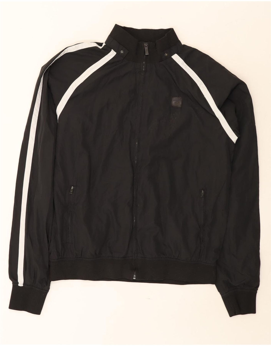 Giacca bomber da uomo Fila UK 40 Large Nero Colourblock Poliestere