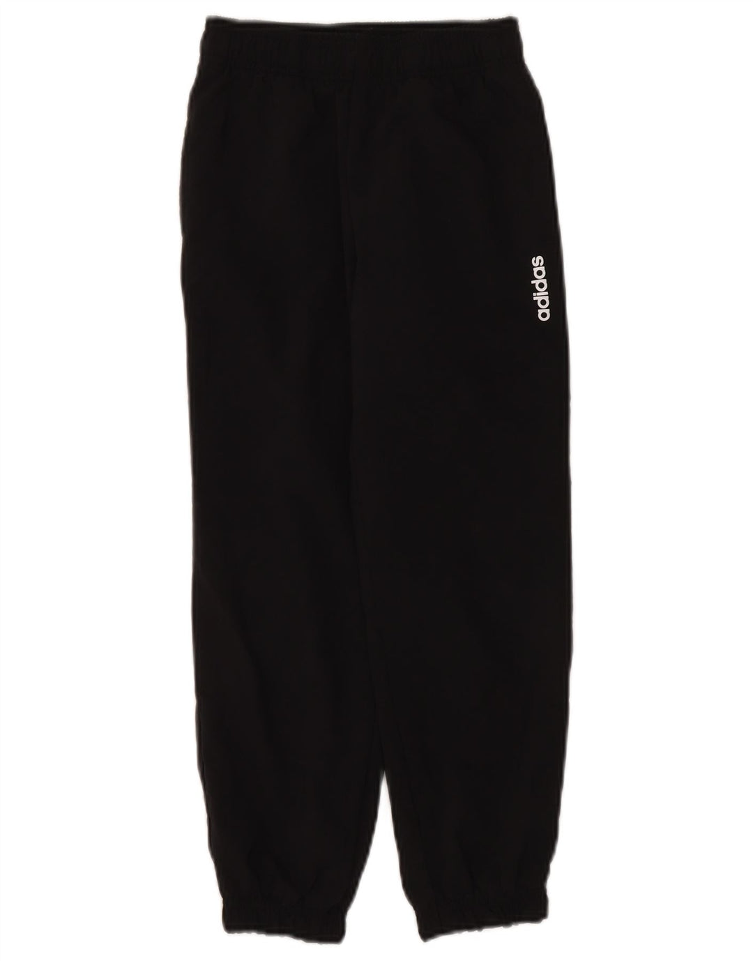 Adidas Boys Tracksuit Trousers Joggers 7-8 Years Black Polyester