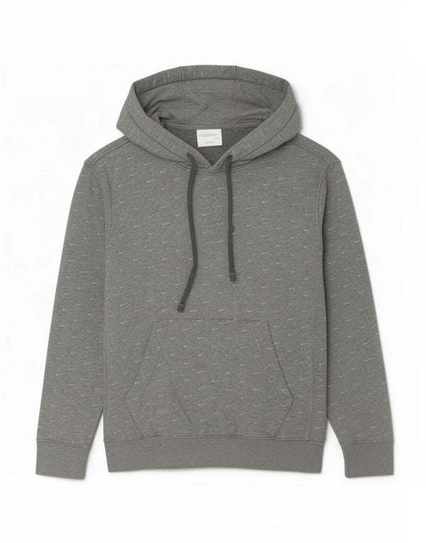 Felpa con cappuccio grafica Nike da uomo XS in cotone grigio
