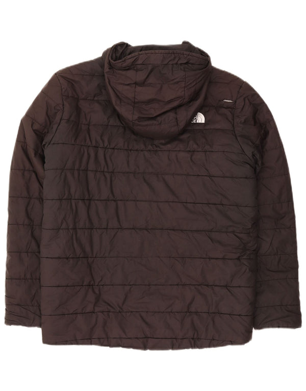 THE NORTH FACE Wattierte Jacke mit Kapuze für Jungen, 11–12 Jahre, Schwarz