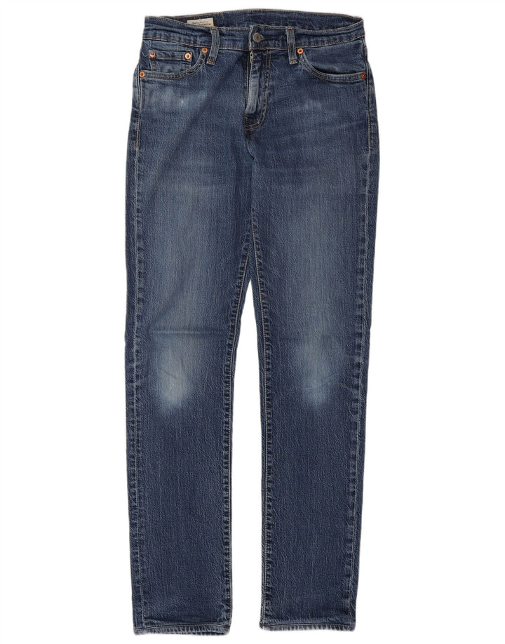 LEVI'S Mens 511 Slim Jeans W29 L34 Blue Cotton