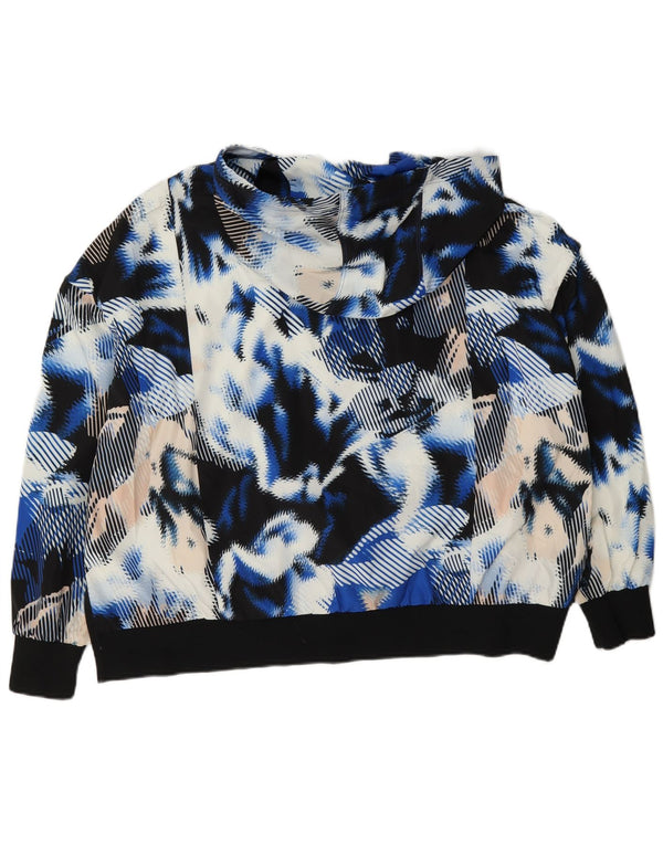 Calvin Klein Womens Abstract Pattern Trainingsanzug Top Jacke UK 10 Small Multi