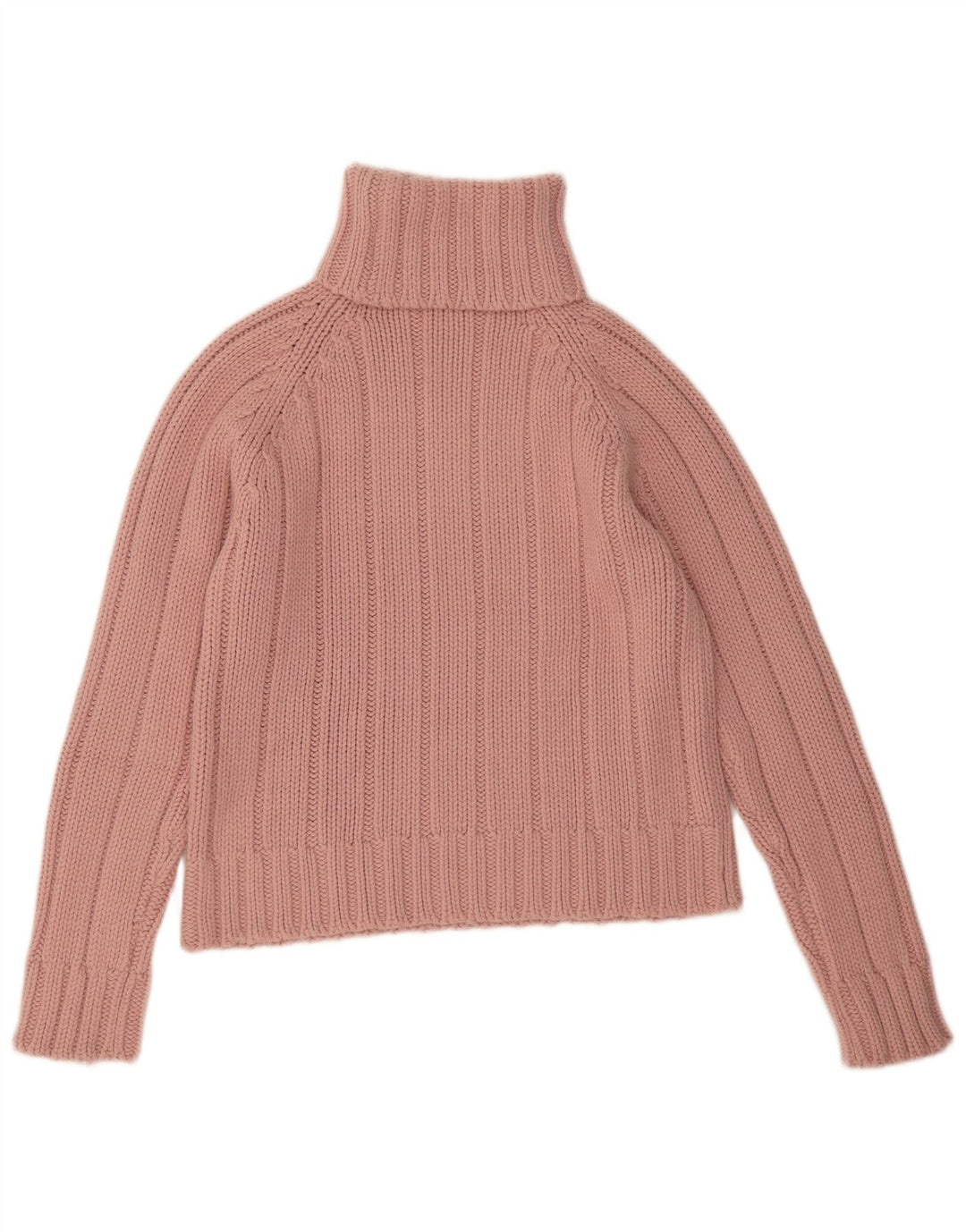 Zara Womens Roll Neck Jumper Sweater UK 8 Small Pink