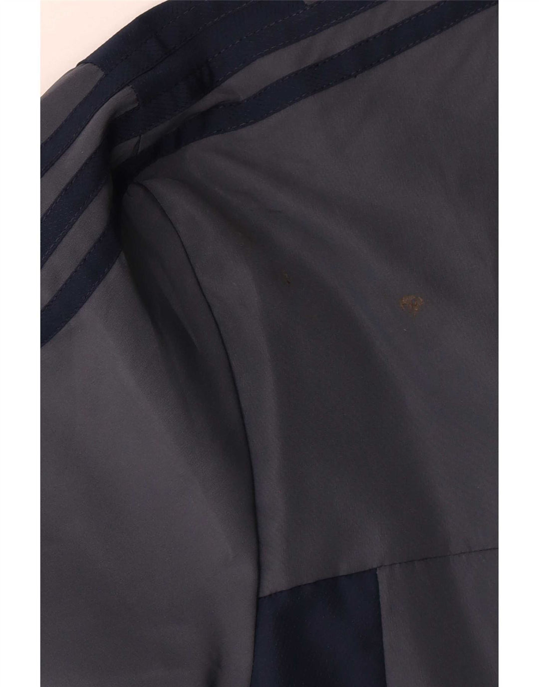 Adidas Mens Tracksuit Top Jacket UK 42/44 Large Navy Blue Polyester