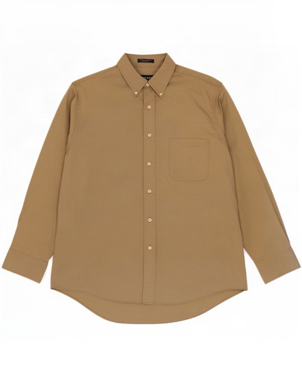Chaps Chemise Homme Taille 17 1/2 XL Coton Kaki