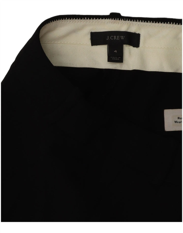 J. CREW Womens Pegged Chino Shorts US 4 Small W32 Black Polyester