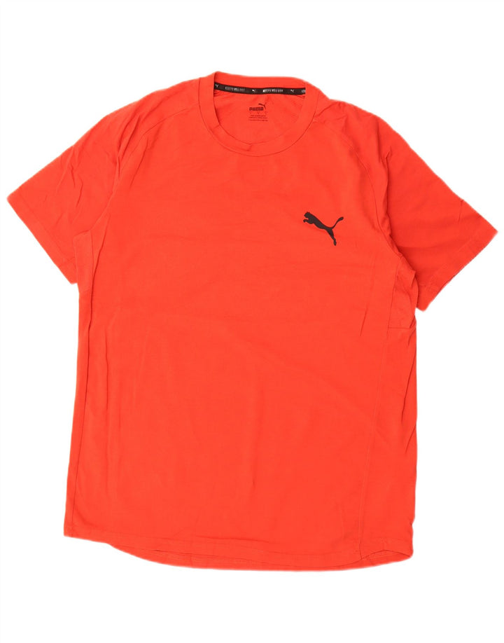 Puma Mens T-Shirt Top Large Red Cotton
