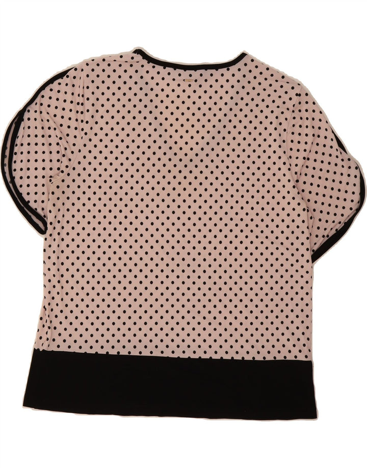 TOMMY HILFIGER Womens Blouse Top UK 16 Large Pink Polka Dot Vintage Tommy Hilfiger and Second-Hand Tommy Hilfiger from Messina Hembry 