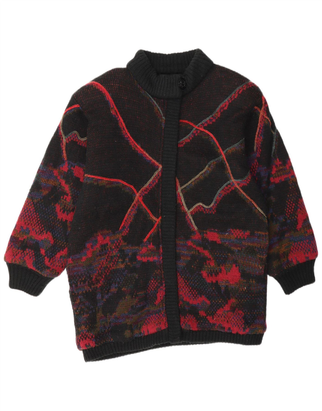 Jeffrey Brownleader kvinders abstrakt mønster cardigan sweater UK 14 Medium B