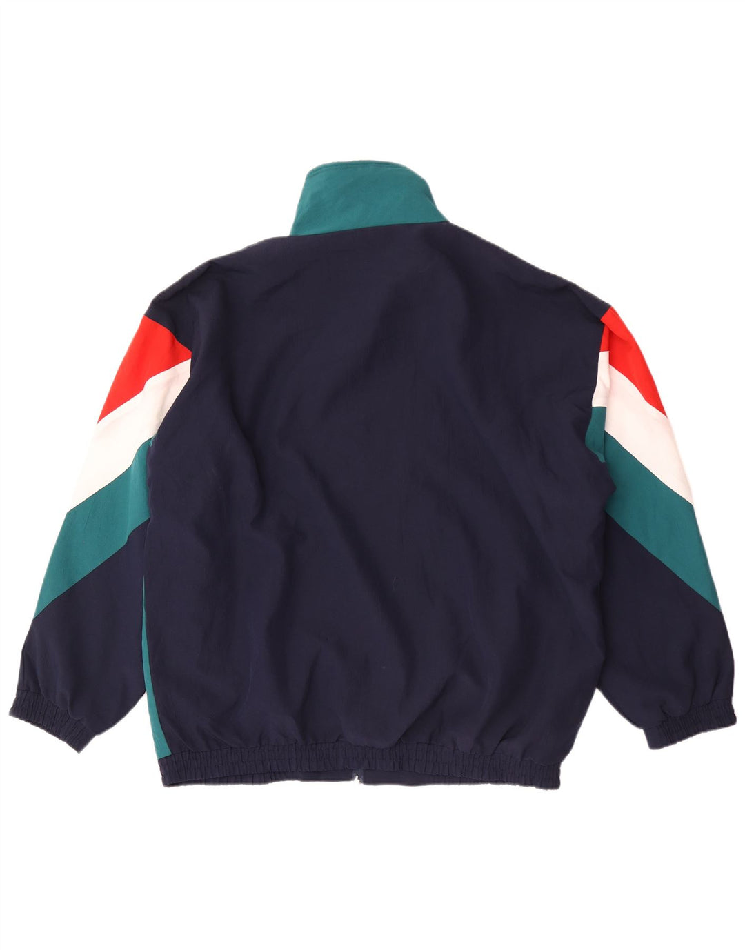 Vintage Mens Tracksuit Top Jacket 2XL Multicoloured Colourblock Polyamide