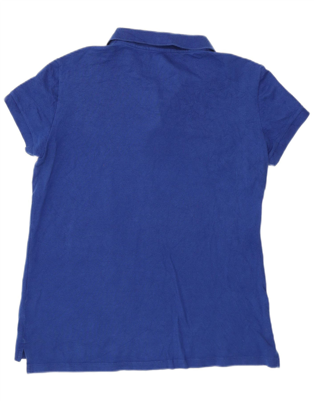 Lacoste Womens Polo Shirt Size 42 Large Blue Cotton