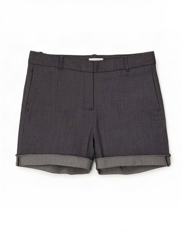 Zara Womens Chino Shorts Medium W28 Grey Cotton