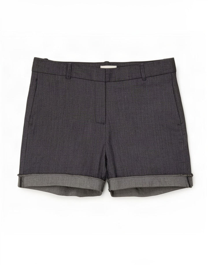 Zara Womens Chino Shorts Medium W28 Grey Cotton