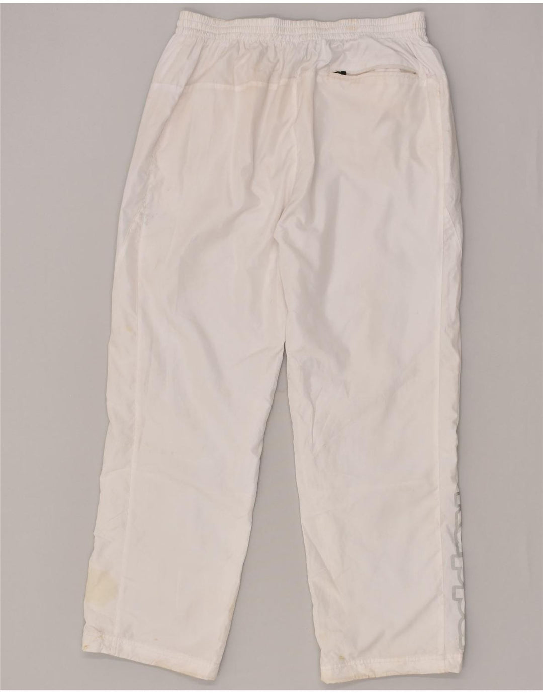 KAPPA Womens Graphic Tracksuit Trousers UK 20 2XL White Polyester | Vintage Kappa | Thrift | Second-Hand Kappa | Used Clothing | Messina Hembry 