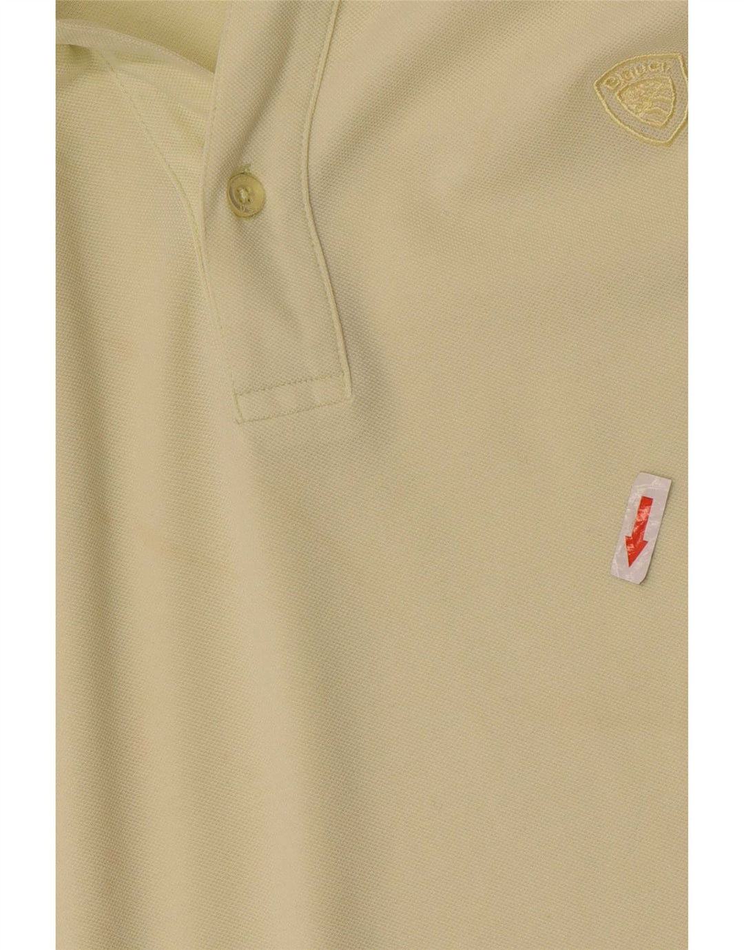 Blauer Herren Poloshirt XL Gelb Baumwolle
