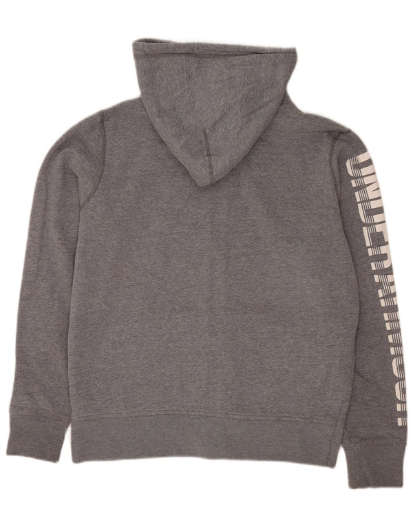 Under Armour Γυναικείο πουλόβερ με κουκούλα με φερμουάρ UK 8 Small Grey Sports