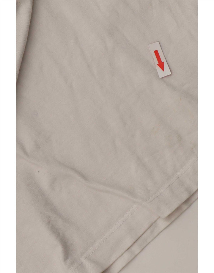 Nike grafisk t-shirt til mænd, medium hvid bomuld