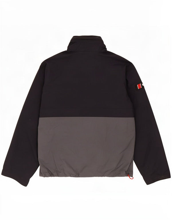 Berghaus Chaqueta impermeable con capucha para hombre UK 36 Small Negro Colorblock Poliamida