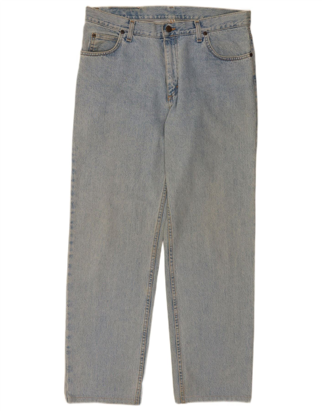 Lee Herren Brooklyn Straight Jeans W36 L30 Blaue Baumwolle