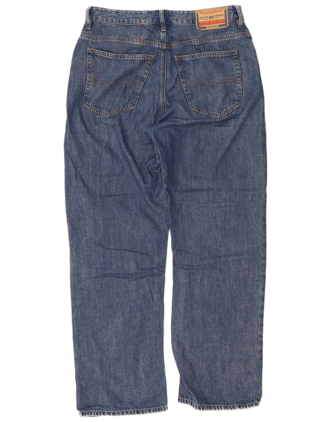 Diesel Mens Loose Jeans W29 L32 Blue Cotton