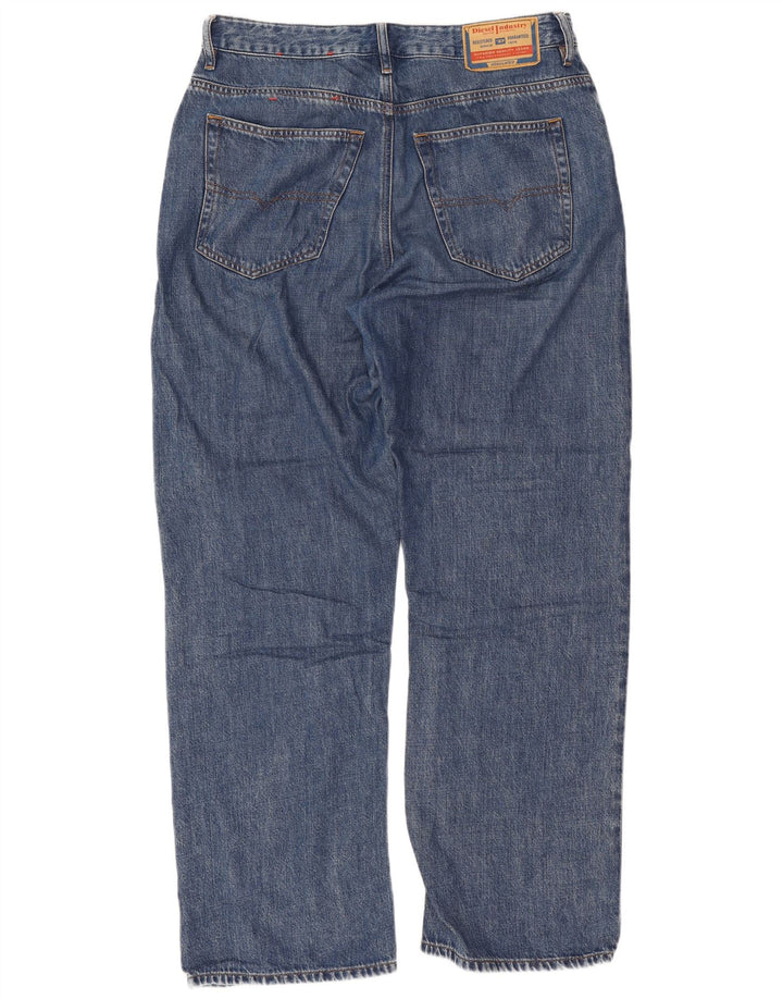 Diesel Mens Loose Jeans W29 L32 Blue Cotton