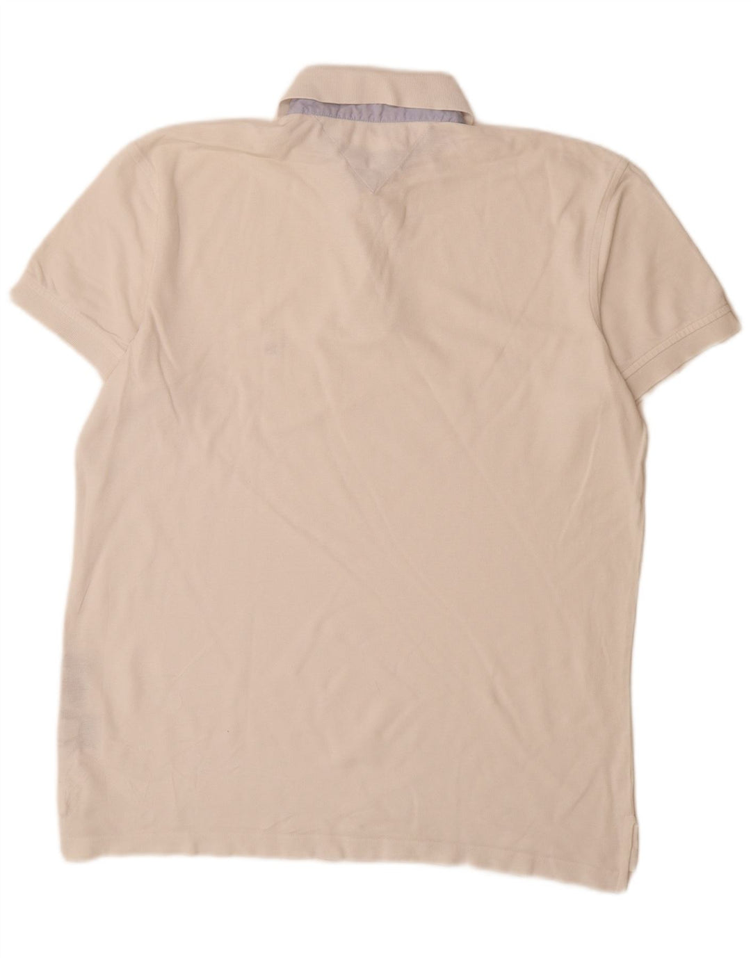 Tommy Hilfiger Polo Homme Blanc Moyen Coton