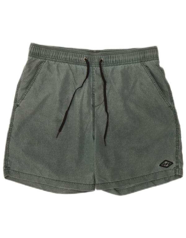 Billabong Mens Swimming Shorts Medium Green Polyester