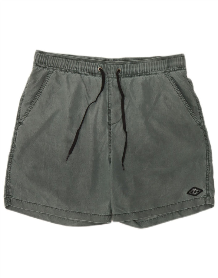 Billabong Herren-Badeshorts aus mittelgrünem Polyester