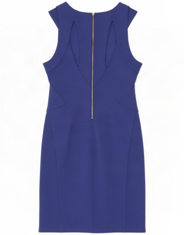 Coast Womens Sleeveless Bodycon Dress UK 14 Large Blue Viscose