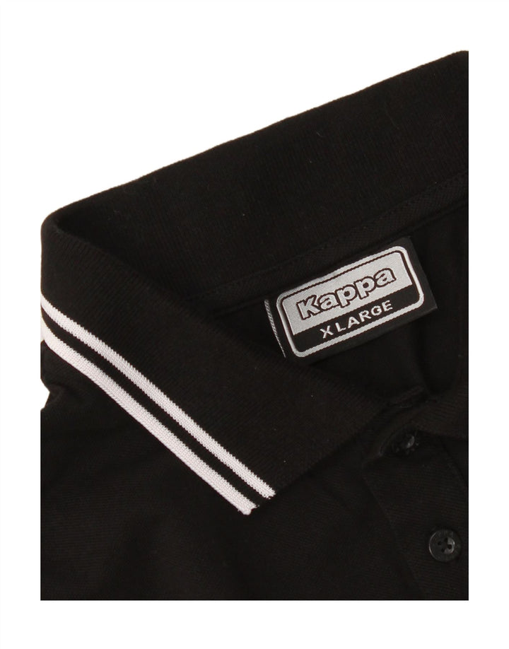 Kappa Mens Polo Shirt XL Black