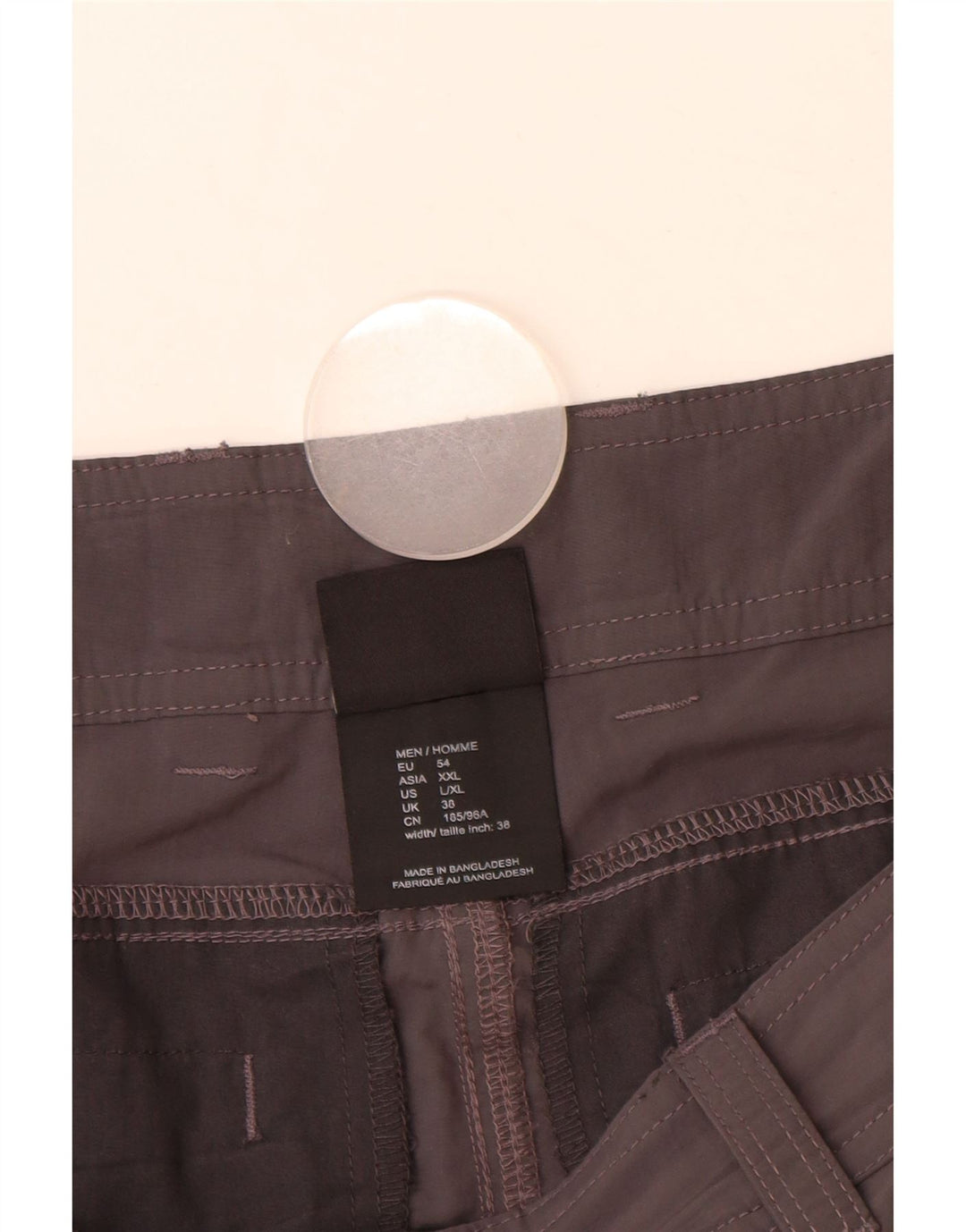 Jack Wolfskin Mens Cargo Shorts W38 XL Grey Polyamide