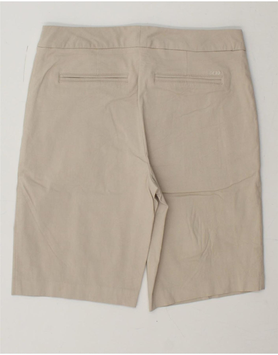 IZOD Womens Chino Shorts US 6 Medium W30  Beige Rayon Vintage Izod and Second-Hand Izod from Messina Hembry 