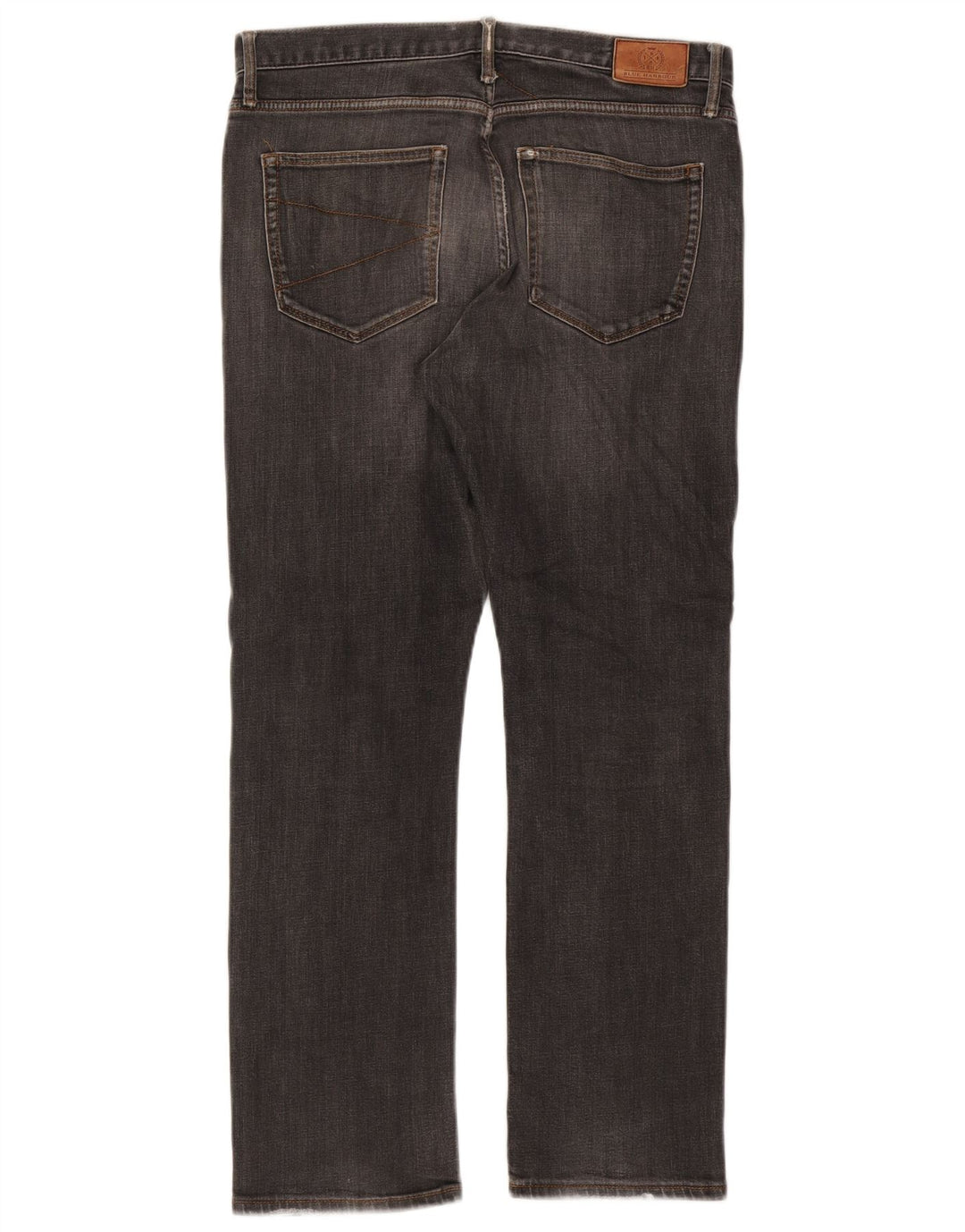 Marks & Spencer Mens Blue Harbour Straight Jeans W34 L29 Grey Cotton
