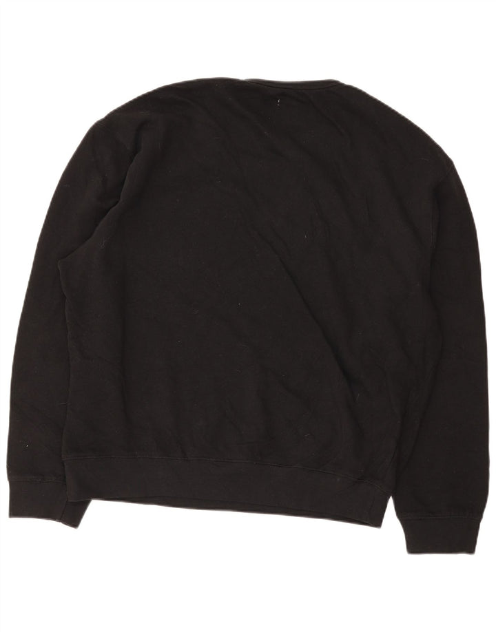 Gap Herren Grafik-Sweatshirt-Pullover XL aus schwarzer Baumwolle