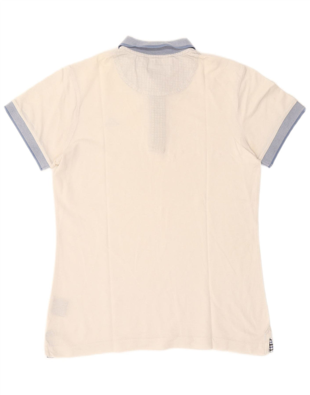 Kappa Mens Polo Shirt Medium White Colourblock Cotton