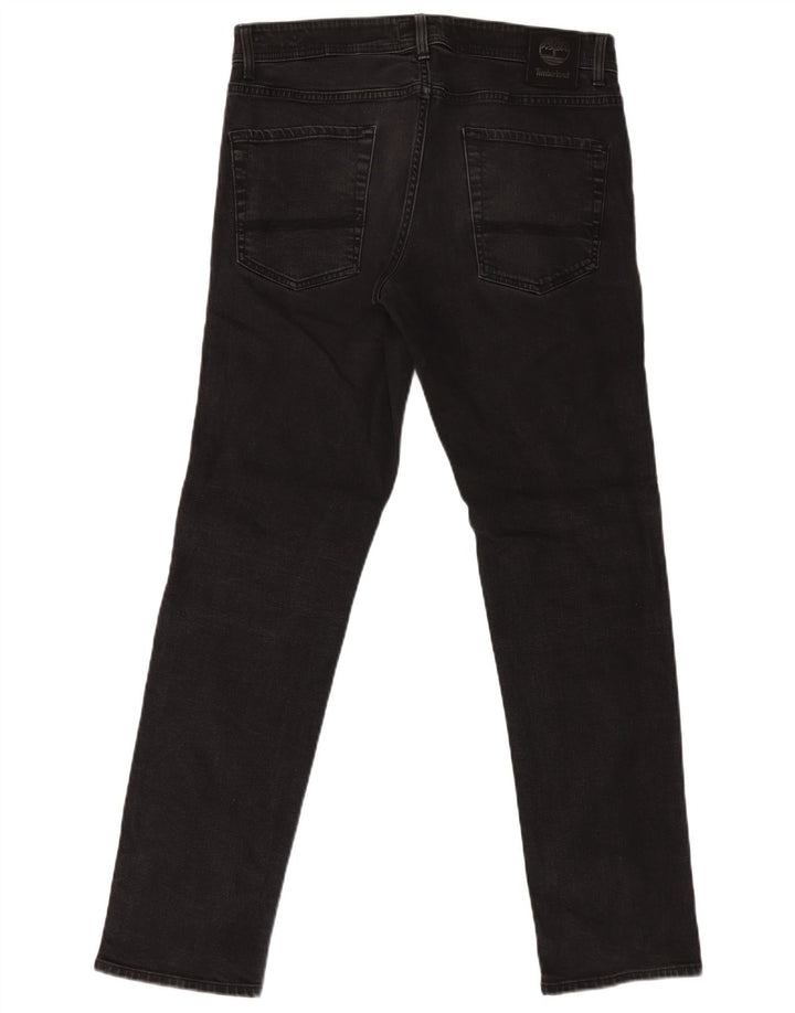 Timberland Mens Slim Jeans W32 L32 Black Cotton