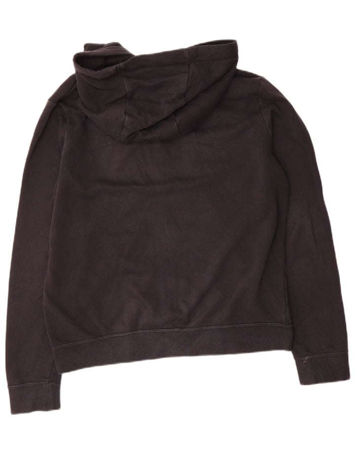 Nike Womens Oversized Zip Hoodie Sweater UK 10 Small Black